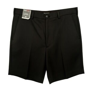 Roundtree & Yorke TravelSmart Mens Luxury Microfiber Black Shorts Size 42